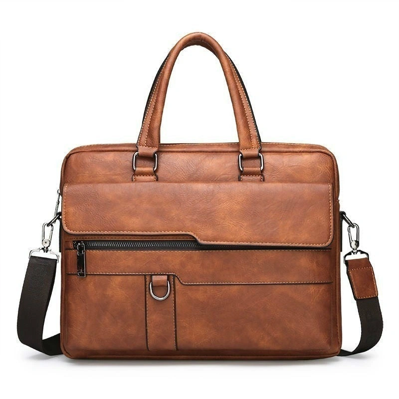 West Louis™ – Elegante læderbriefcase med unik design – Kvalitet og stil!